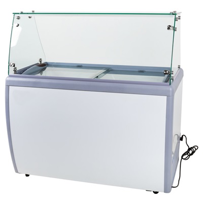 Витрина для мороженого Hurakan HKN-ICSU360