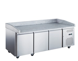 Стол холодильный (для пиццы) Hurakan HKN-PZG3, камень